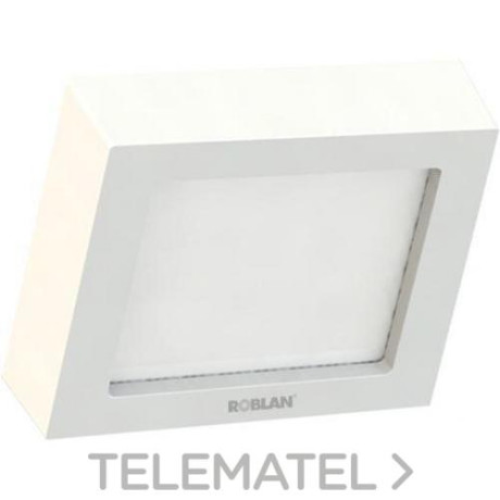 PANEL CUAD.LED MOON18W 1460lm 227x35 BL.