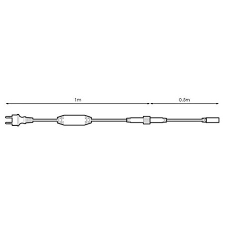 CABLE ALIM.AC/DC HILO LED ROPE LIGHT 36