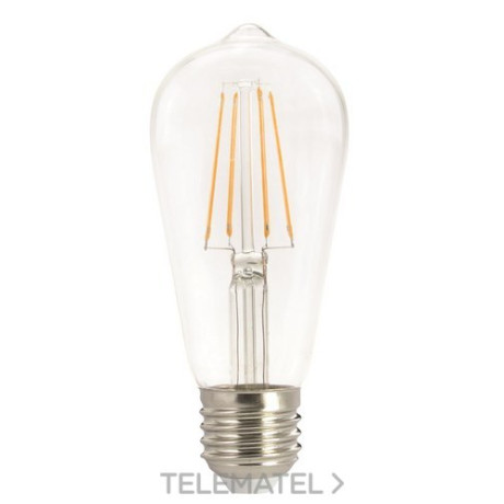 LLED.TOLEDO RETRO ST64 7W 827 E27 DIM