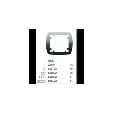 MARCO 3 E.HORIZ./VERT.ACERO VOLCAN S.AURA
