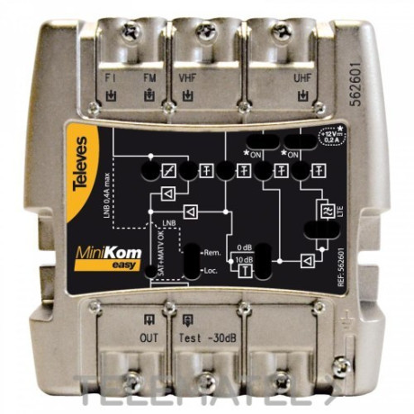 AMPLIFICADOR MINIKOM MATV FI 4e/1s EASYF