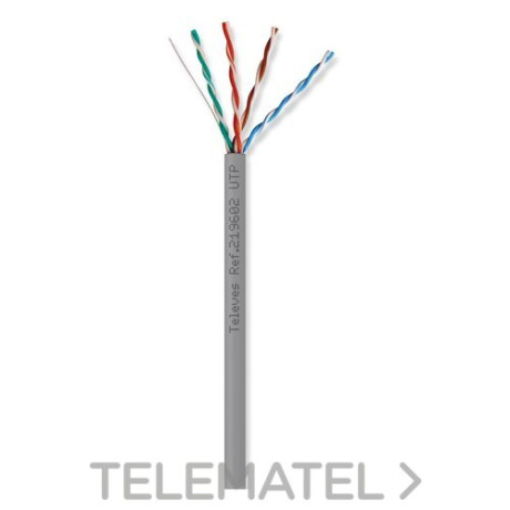 CABLE DATOS U/UTP CAT-5E LSFH 305m GR. (219910)