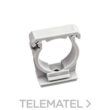 ABRAZADERA CH d.32 GRIS