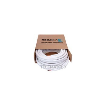 TUBO COBRE AISLADO 1/4"x0,8...